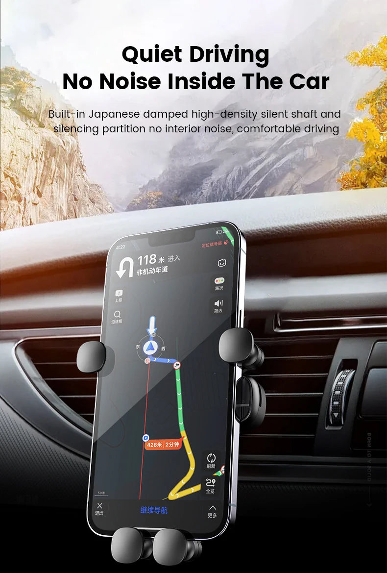 Car Phone Holder Air Vent Mount for iPhone 13 12 Xiaomi Universal GPS Stand