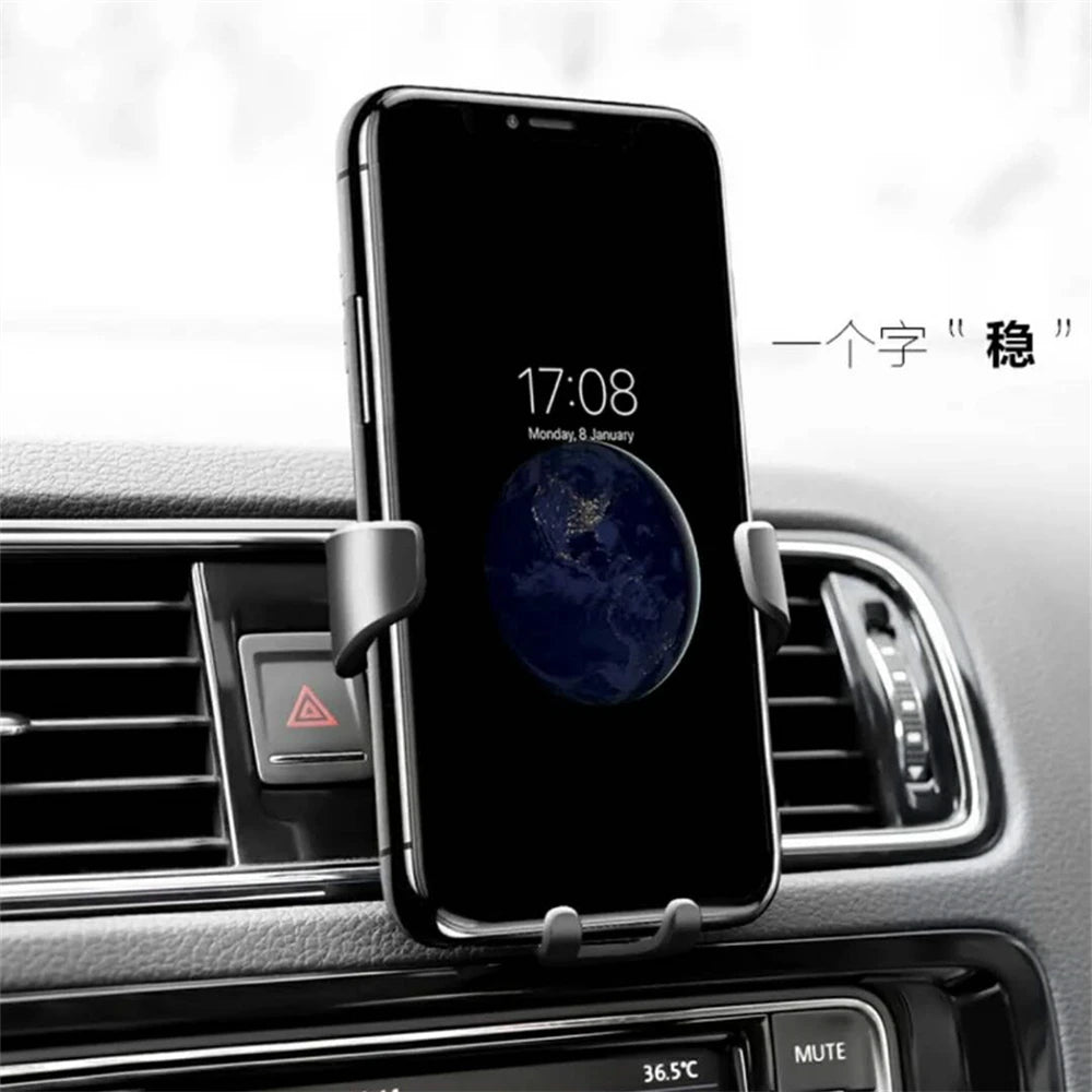 Phone Holder Car Air Vent Clip Mount for iPhone For Samsung