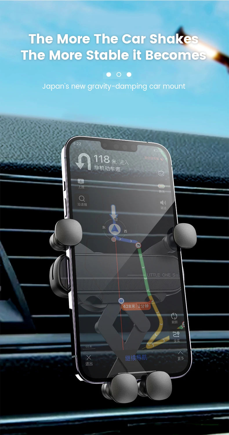 Car Phone Holder Air Vent Mount for iPhone 13 12 Xiaomi Universal GPS Stand